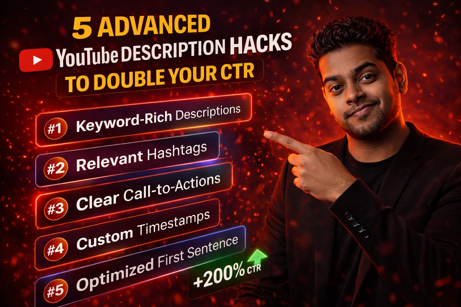 5 Advanced YouTube Description Hacks to Double Your CTR