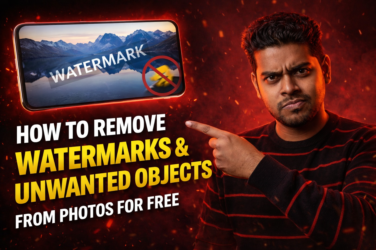 How to Remove Watermarks and Unwanted Objects from Photos for Free